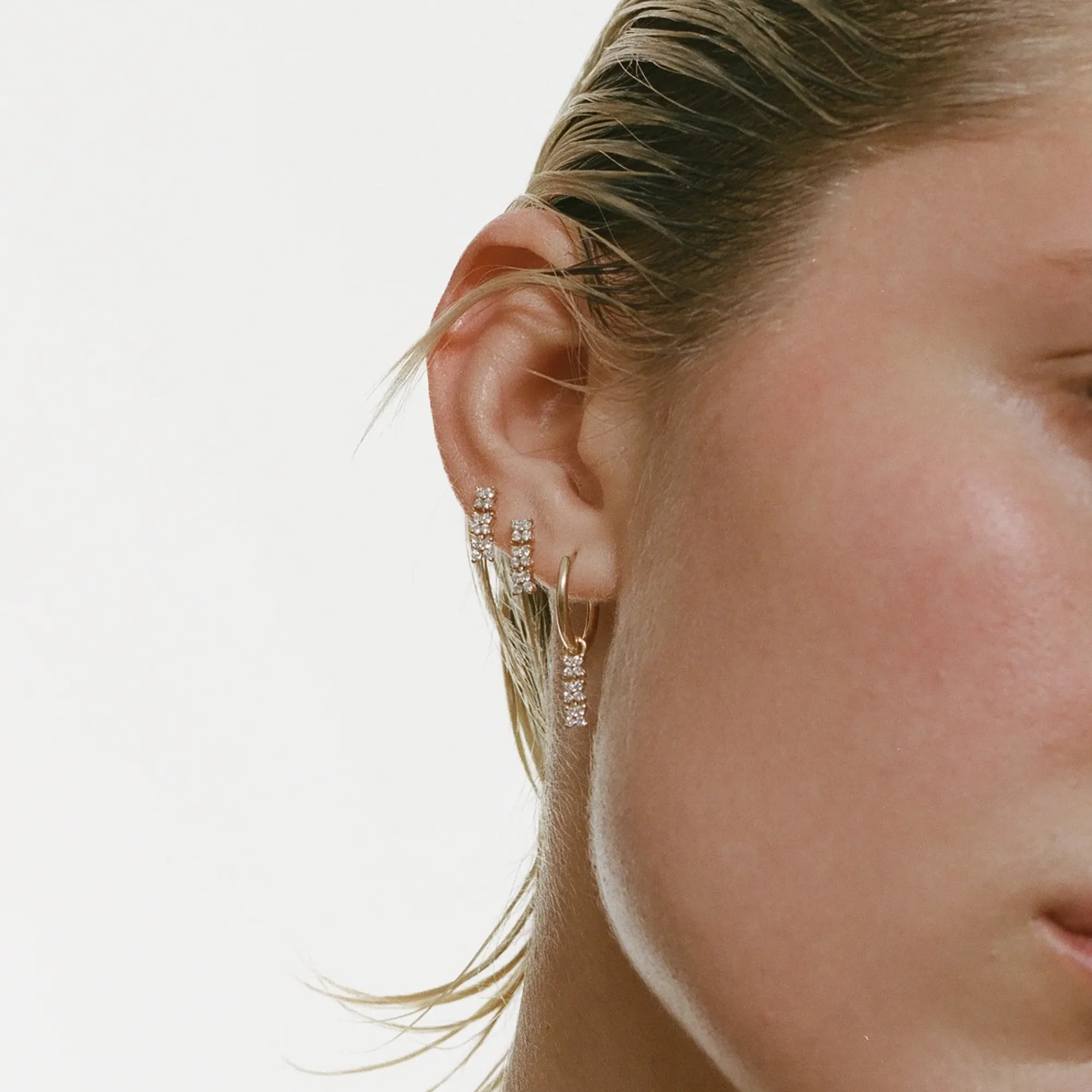 Anissa Kermiche Bronte Dore Trio Hoop Earring Discount