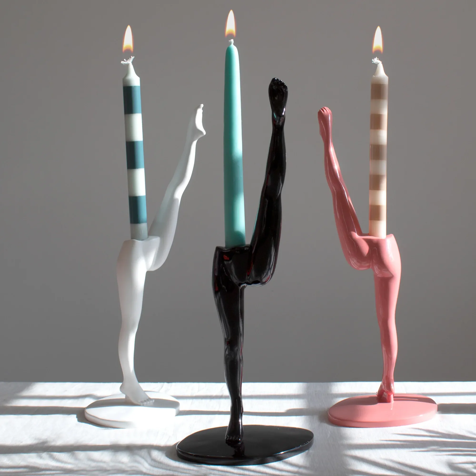 Anissa Kermiche Can Candlestick (Black)