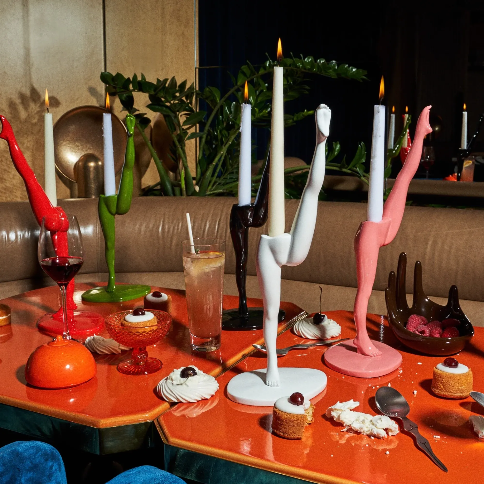 Anissa Kermiche Can Candlestick (Black)