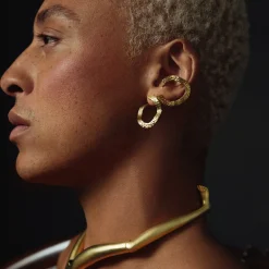 Anissa Kermiche Ecorce Doree Earrings Outlet