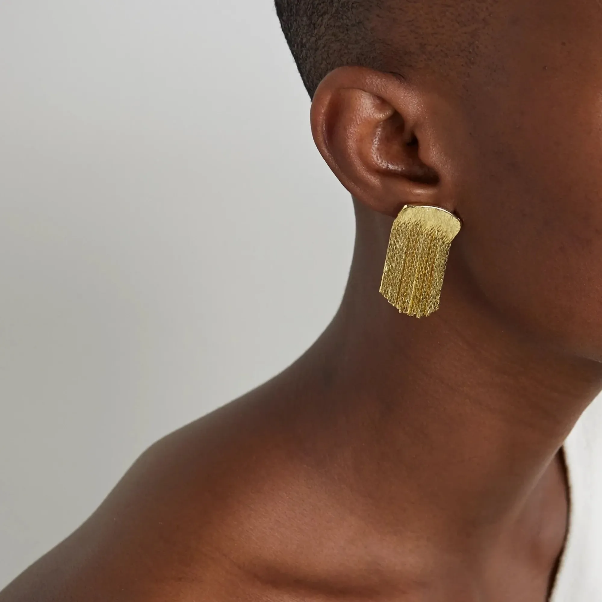 Anissa Kermiche Fil Earrings (Gold) Hot