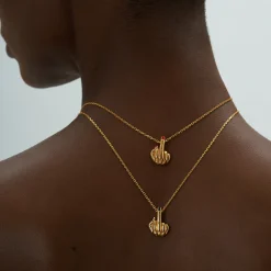 Anissa Kermiche French For Goodnight Necklace (Black) Hot