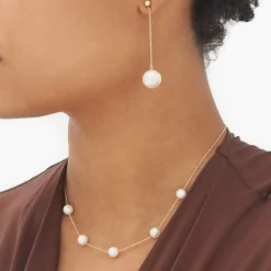 Anissa Kermiche Frost In May Necklace New