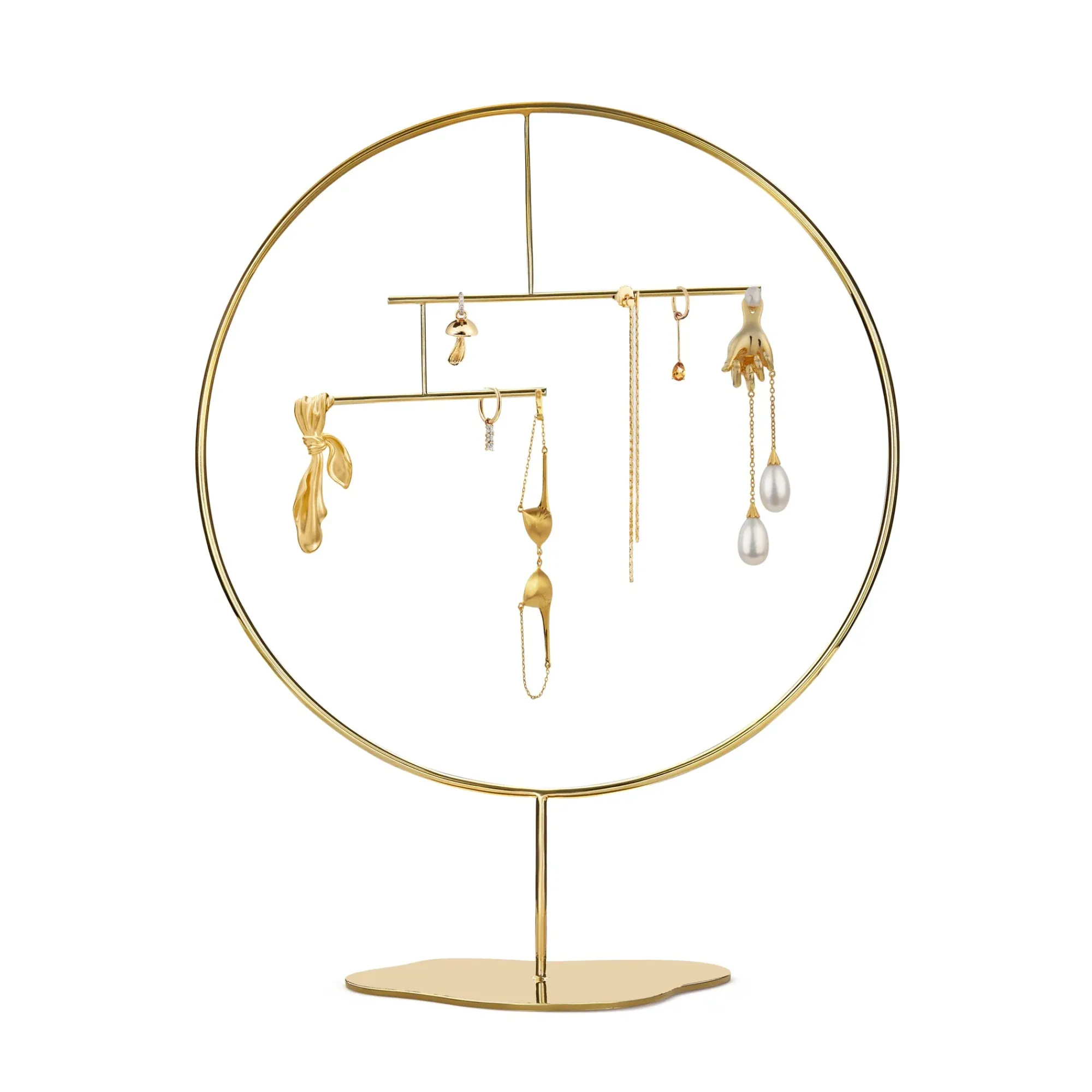 Anissa Kermiche Gilded Cloth Earrings (Gold) Online