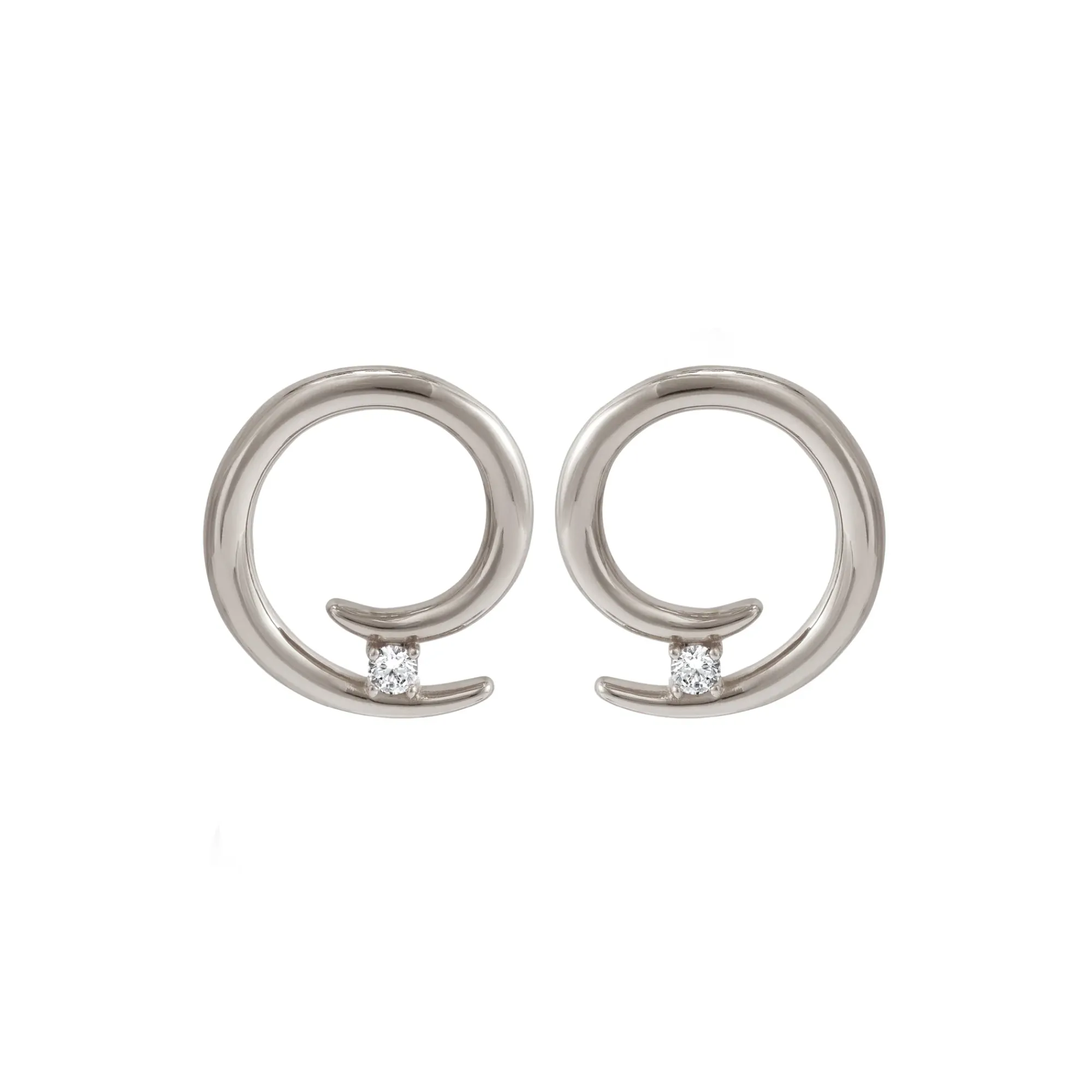 Anissa Kermiche Grand Charmeur Earrings (Silver)