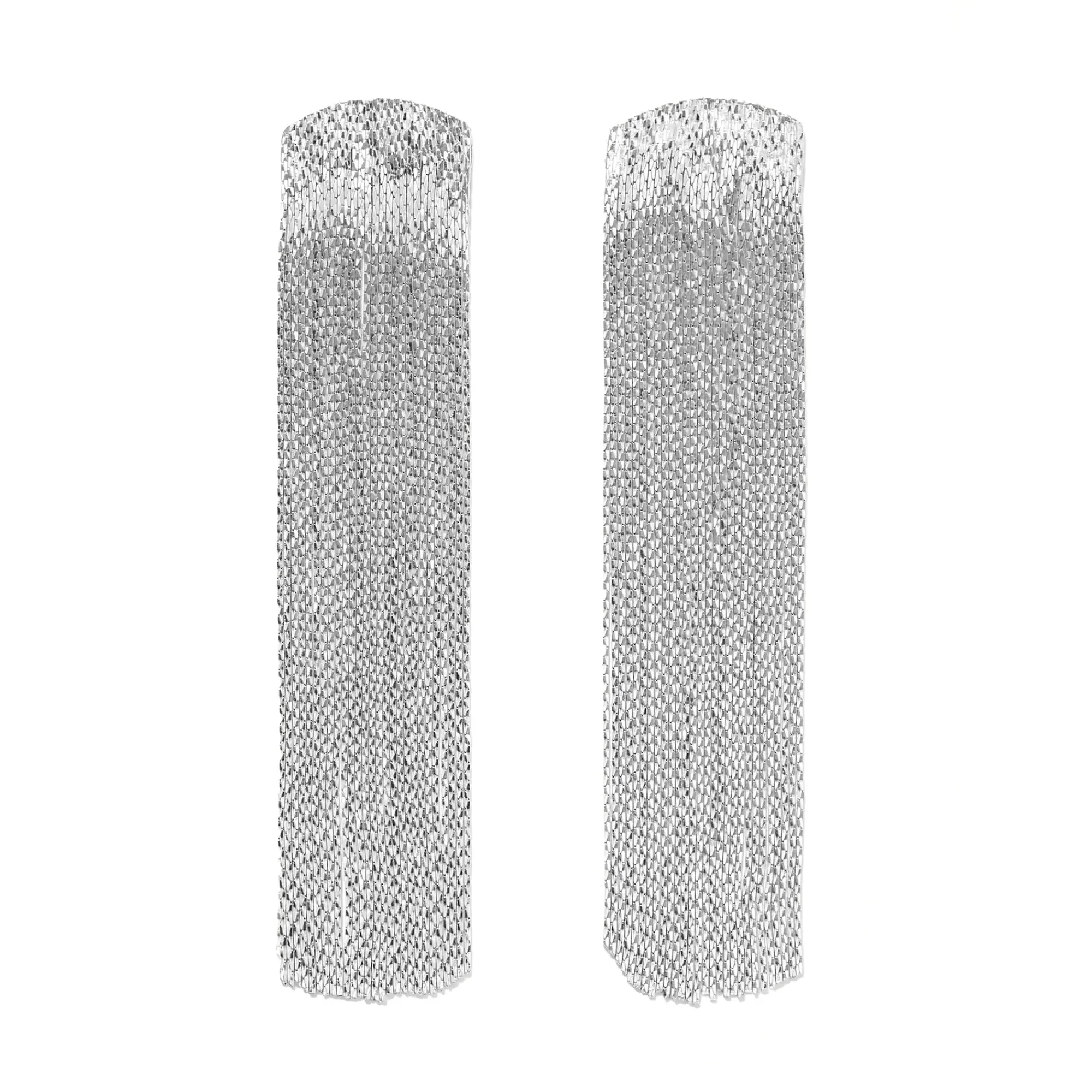 Anissa Kermiche Grand Fil Earrings (Silver) Online