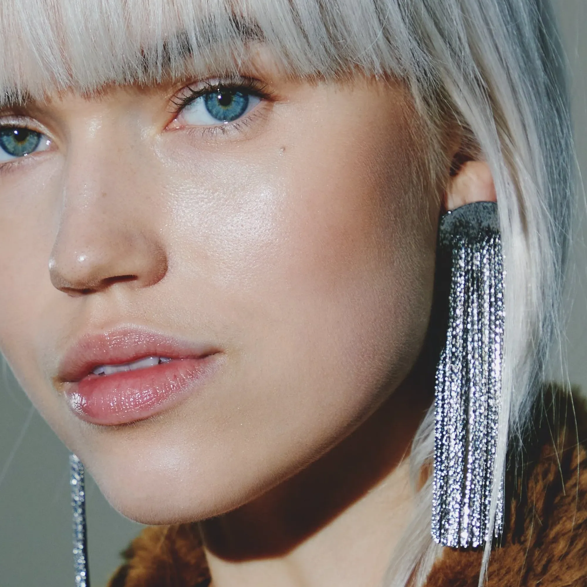 Anissa Kermiche Grand Fil Earrings (Silver) Online