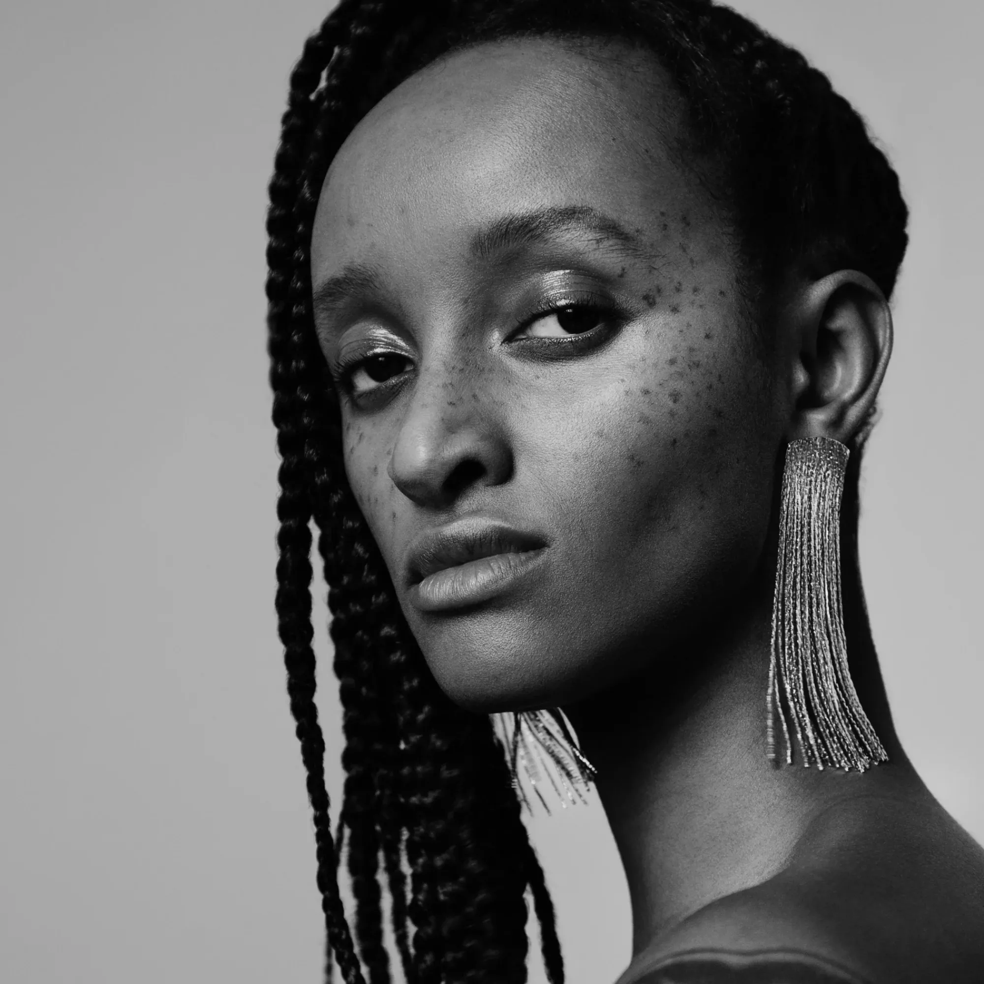 Anissa Kermiche Grand Fil Earrings (Silver) Online