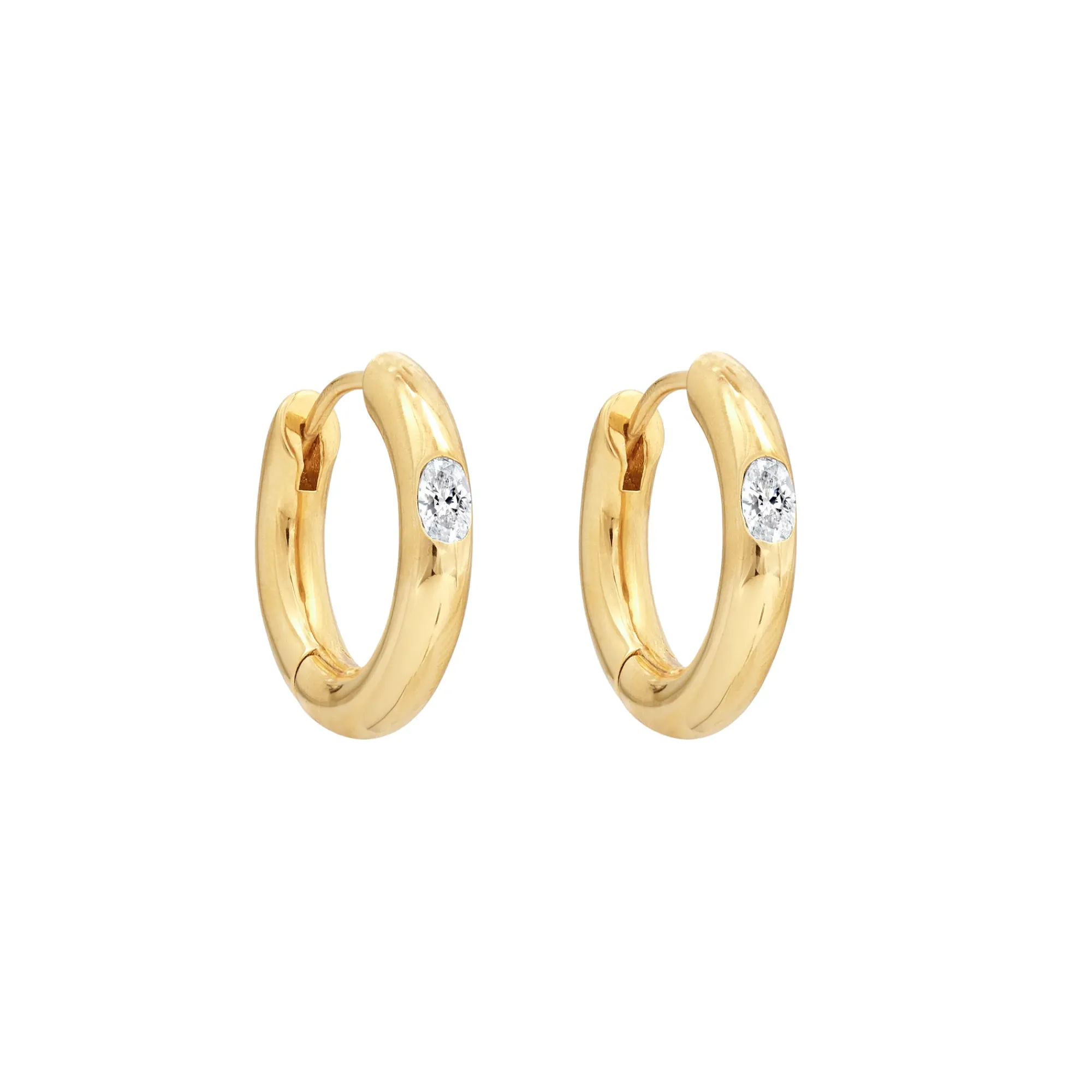 Anissa Kermiche Heartbreaker Earrings (Gold) Discount