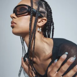 Anissa Kermiche Ile Flottante Hoop Earrings Discount