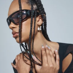 Anissa Kermiche Ile Flottante Hoop Earrings Discount