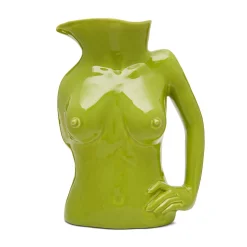 Anissa Kermiche Jugs Jug (High-Shine Olive) Sale