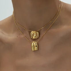 Anissa Kermiche Le Derriere Dore Necklace Outlet