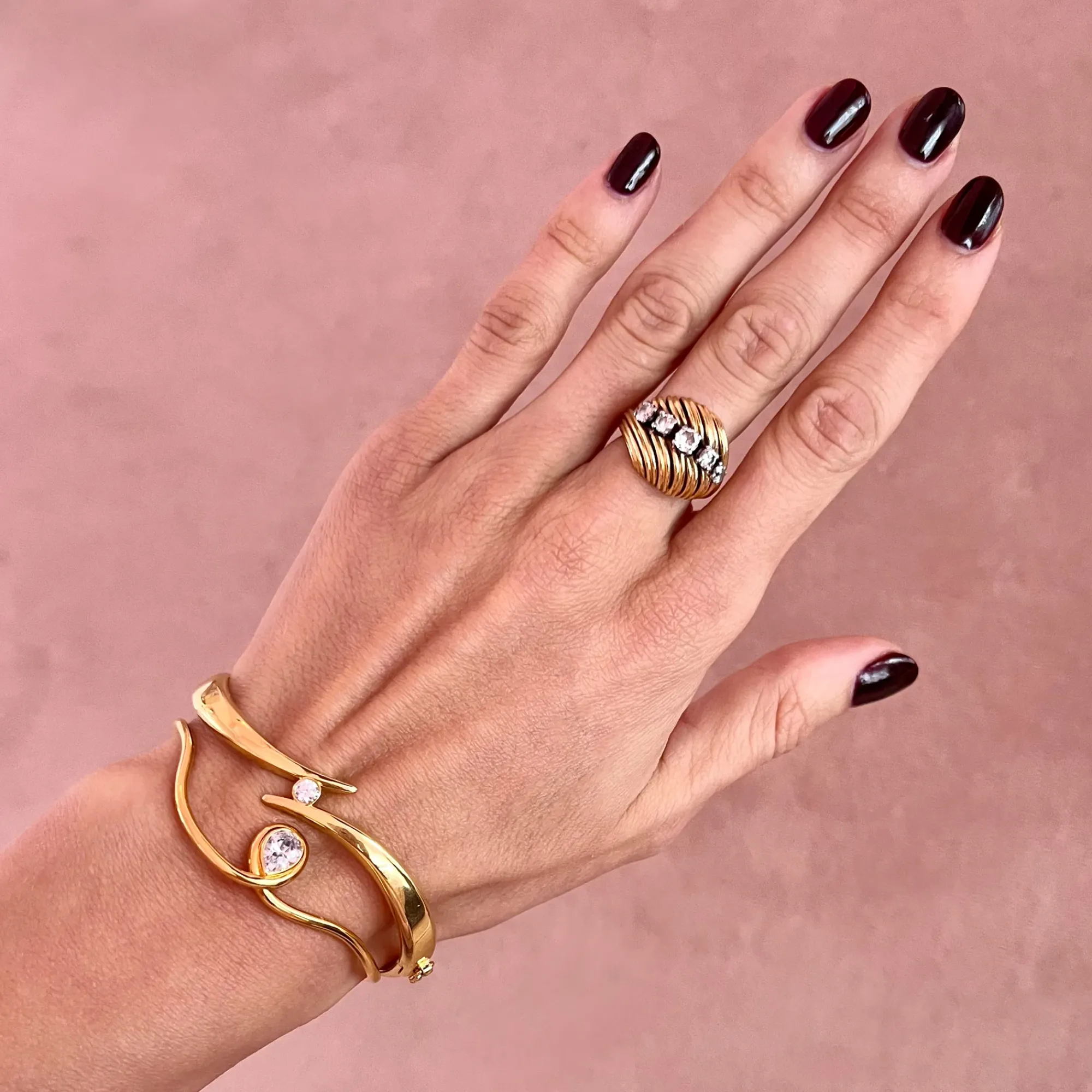 Anissa Kermiche Loopy Bracelet (Gold) Clearance