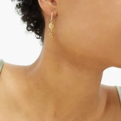 Anissa Kermiche Louise D'Or Double Coin Earring Best