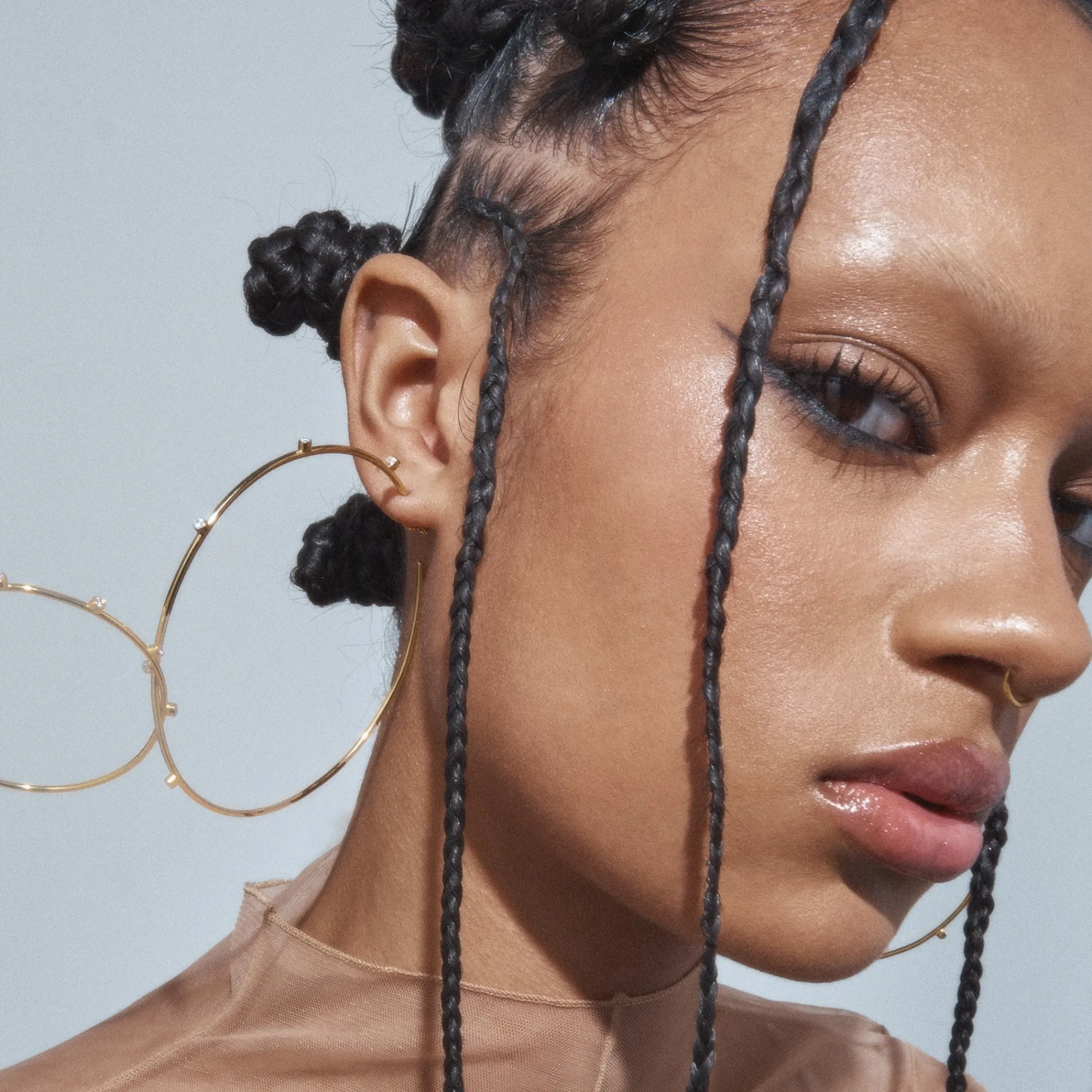 Anissa Kermiche Mega Razzle Dazzle Hoop Earrings Sale