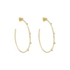 Anissa Kermiche Razzle Dazzle Hoop Earrings New
