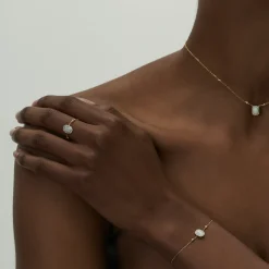 Anissa Kermiche Square Opal Ring Hot