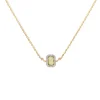 Anissa Kermiche Square Peridot Necklace Hot