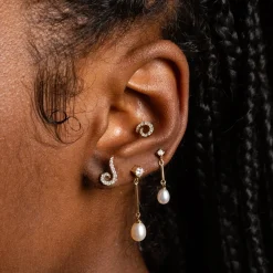 Anissa Kermiche Swirl Stud Clearance