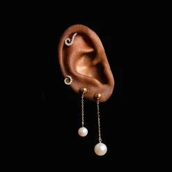 Anissa Kermiche Swirl Stud Clearance