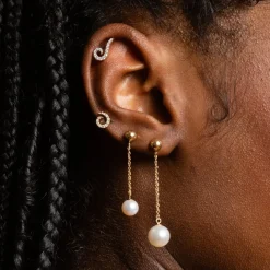 Anissa Kermiche Swirl Stud Clearance