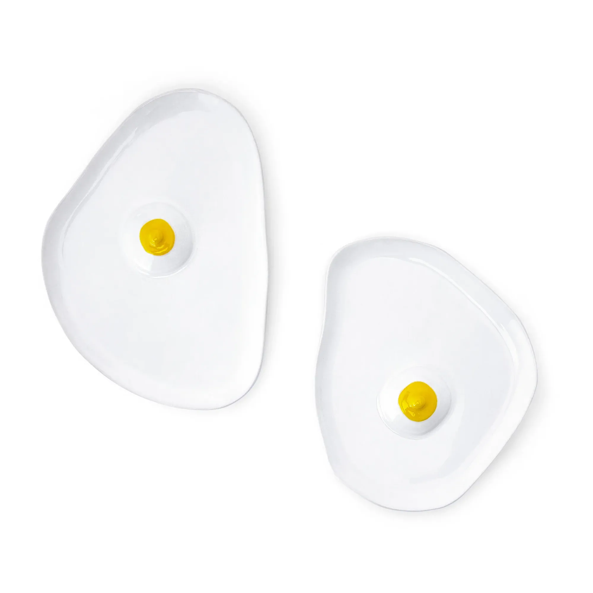 Anissa Kermiche Tatas Plates (High-Shine White, Yellow) Hot