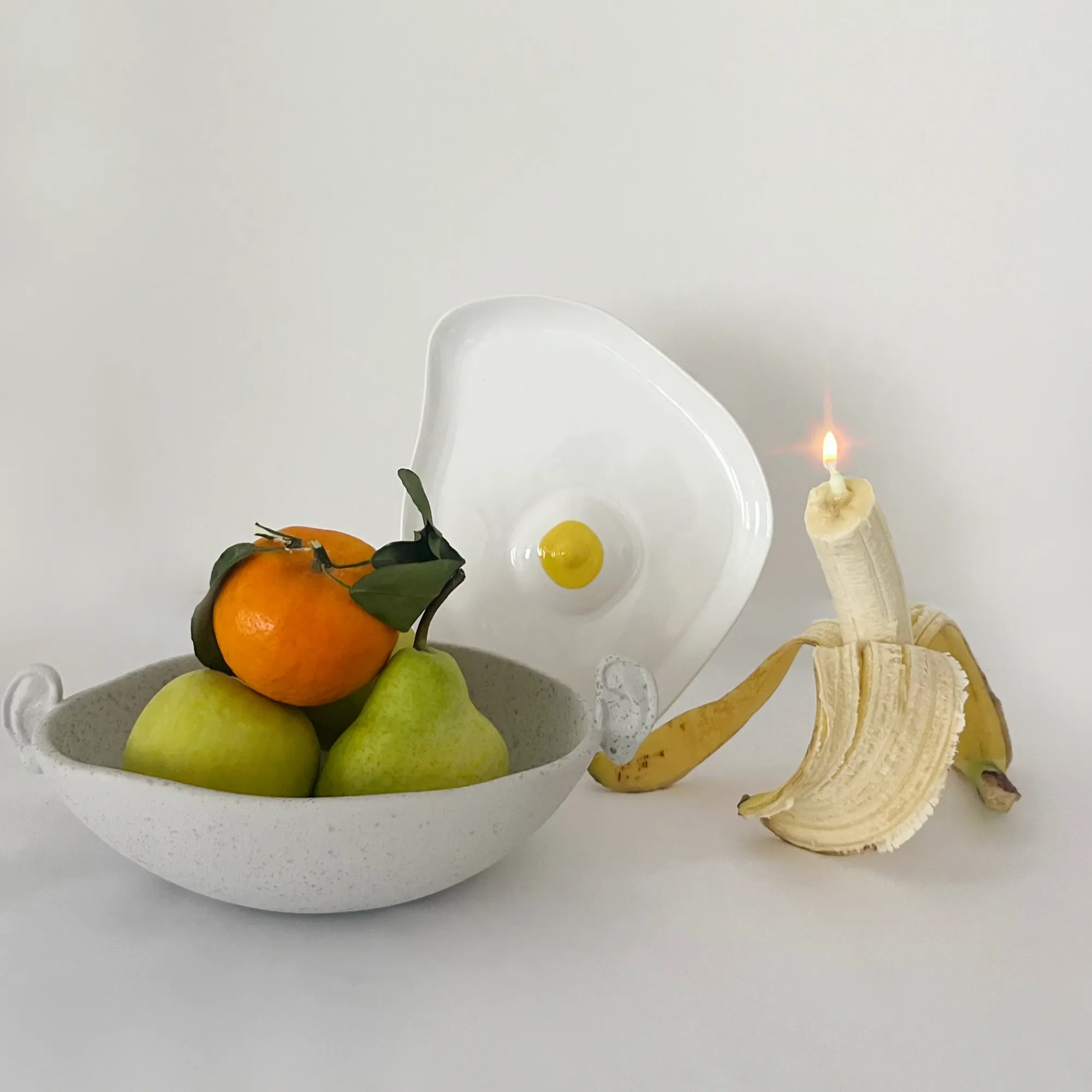 Anissa Kermiche Tatas Plates (High-Shine White, Yellow) Hot