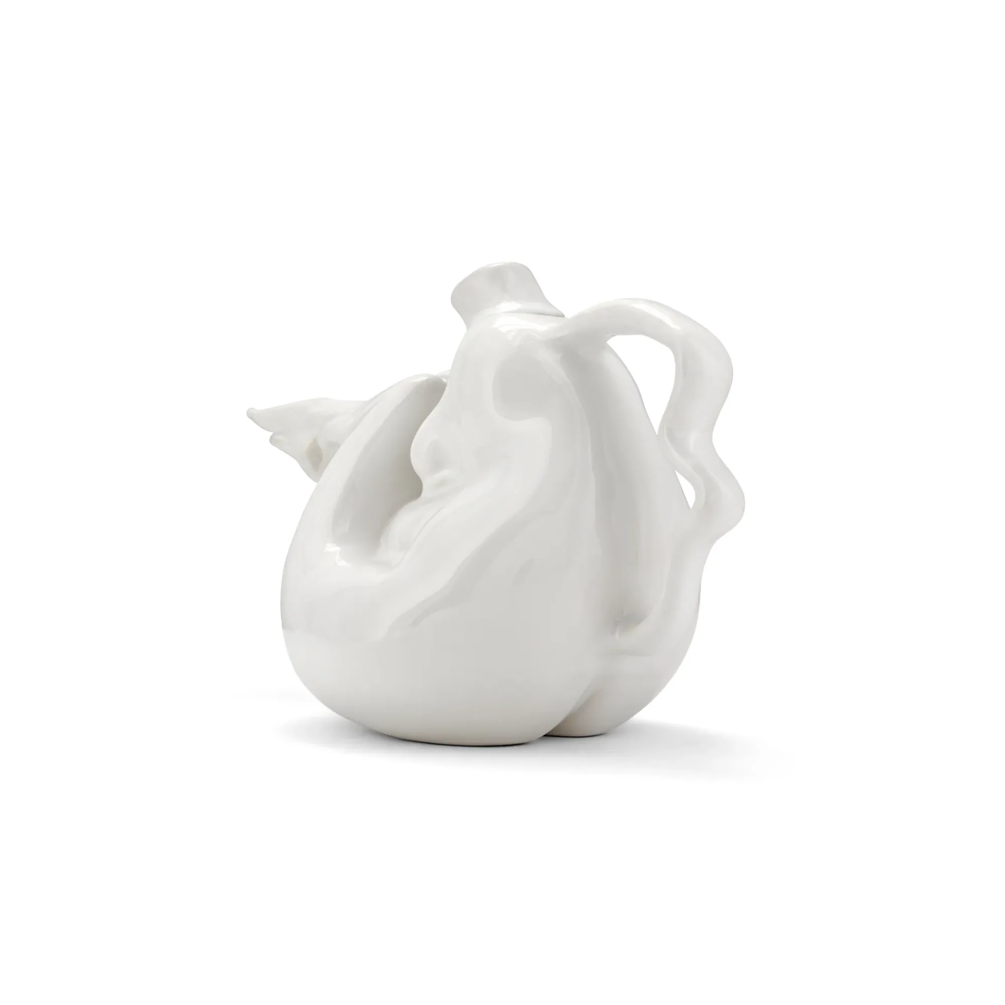 Anissa Kermiche Tit-Tea Pot (High-Shine White) Outlet