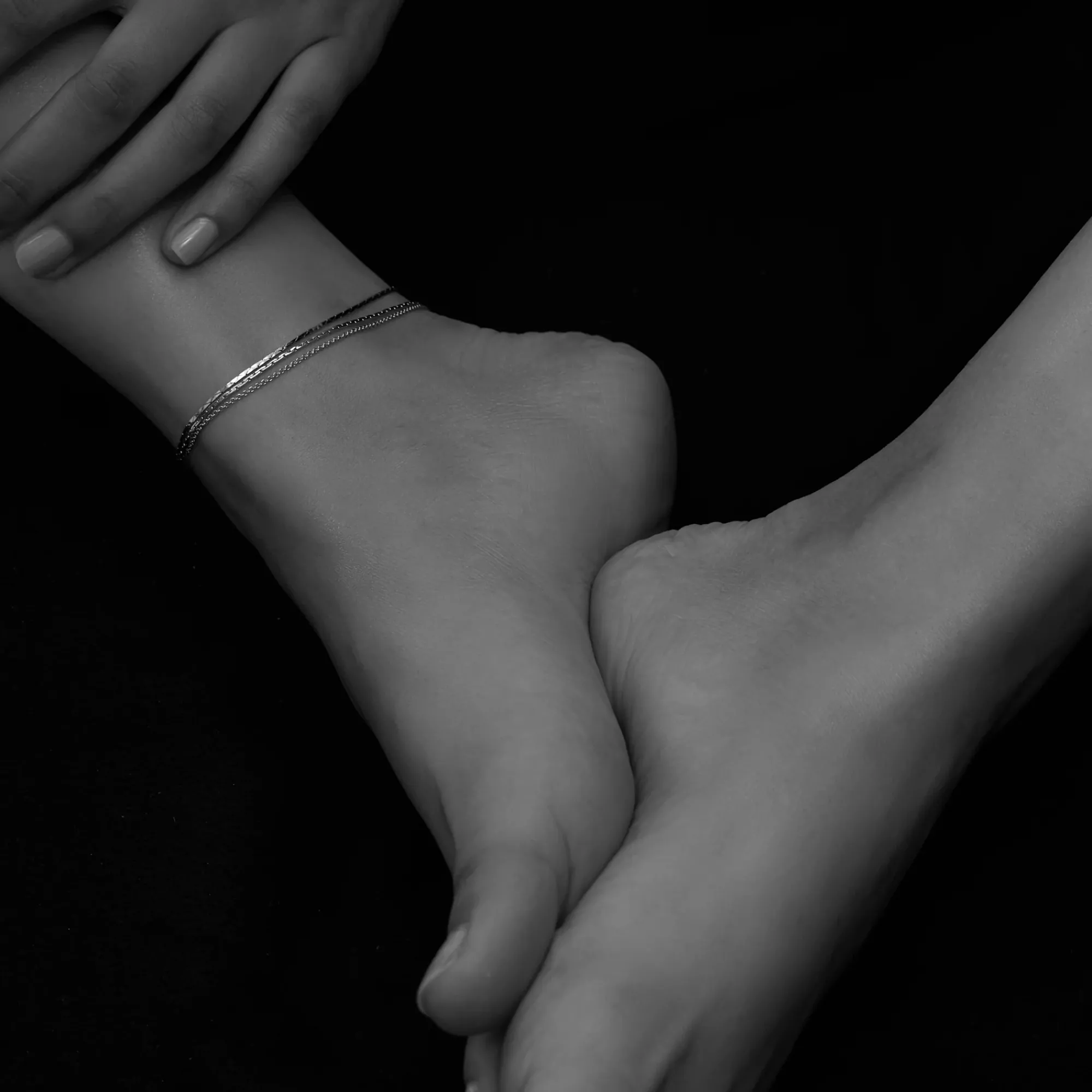 Anissa Kermiche Triple Chain Anklet Online