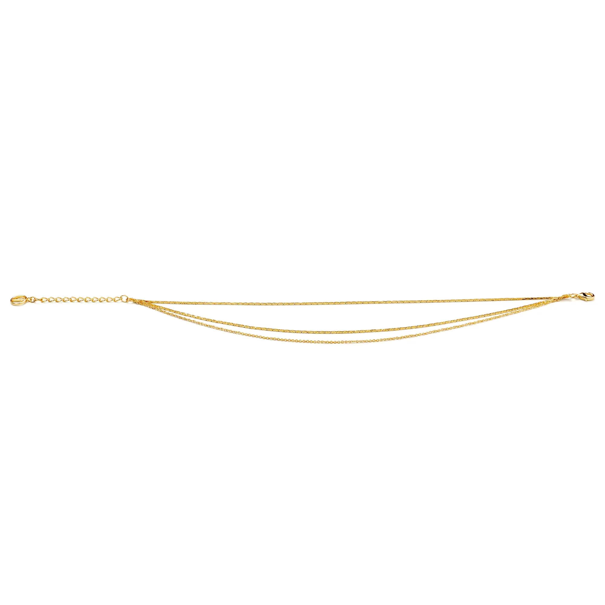 Anissa Kermiche Triple Chain Anklet Online